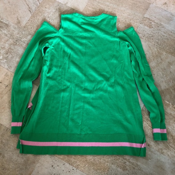 MacBeth Collection XS Cold Shoulder Sweater - Picture 7 of 7